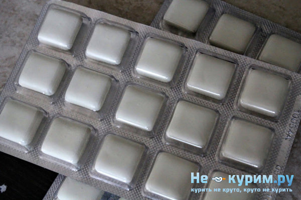 Жевательные резинки Никоретте Морозная Мята сами жвачки Жевательные резинки Никоретте Морозная Мята сами жвачки