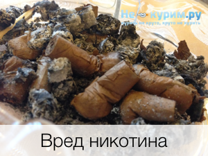 Вред никотина